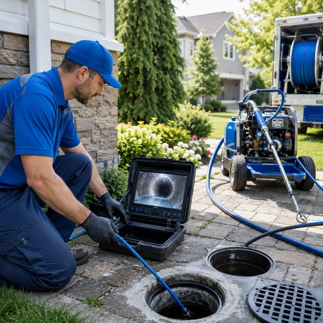 Outdoor drain cleaning professionals serving Lackawaxen, PA